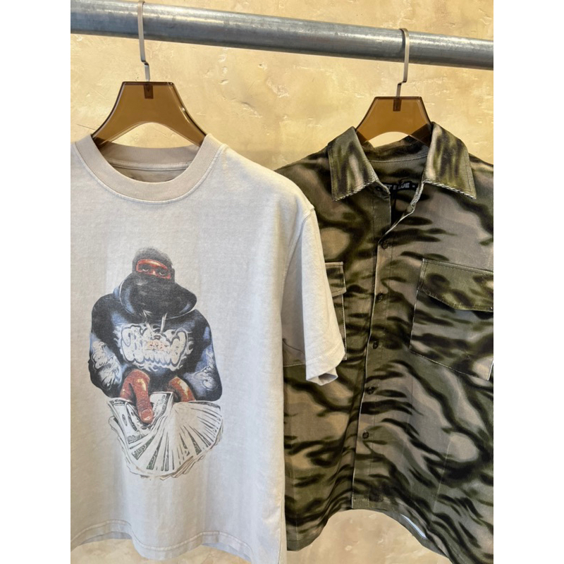 Áo Sơ Mi Camo Nhung Tăm