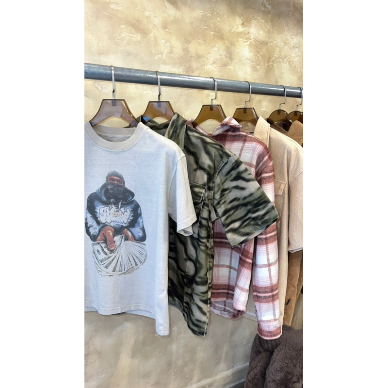 Áo Sơ Mi Camo Nhung Tăm