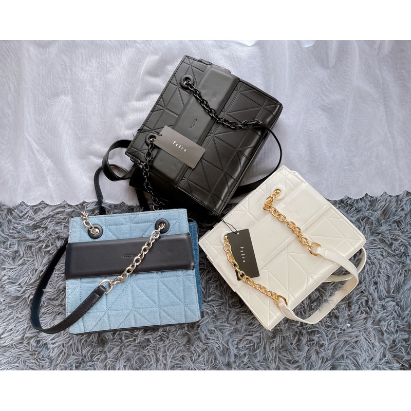 Túi Pedro Gigi dây phối xích size 23 PW2-76390095