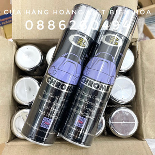 Sơn xịt mạ inox chrome bosny thái lan