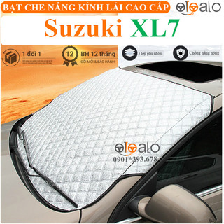 Tấm che nắng kính lái xe Suzuki XL7 vải dù 3 lớp cao cấp - OTOALO