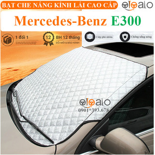 Tấm che nắng kính lái xe Mercedes Benz E300 vải dù 3 lớp cao cấp - OTOALO
