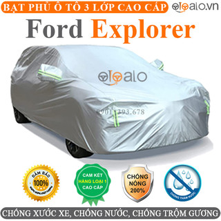 Bạt trùm che phủ dành cho xe FORD EXPLORER vải dù oxford 3 lớp cao cấp - OTOALO