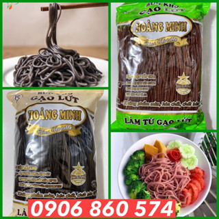 Bún gạo lứt đen - bún gạo lứt đỏ Hoàng Minh 500g