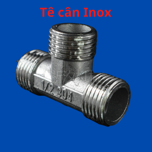 Kép inox 304, kép đúc, nối 2 đầu ren ngoài 21