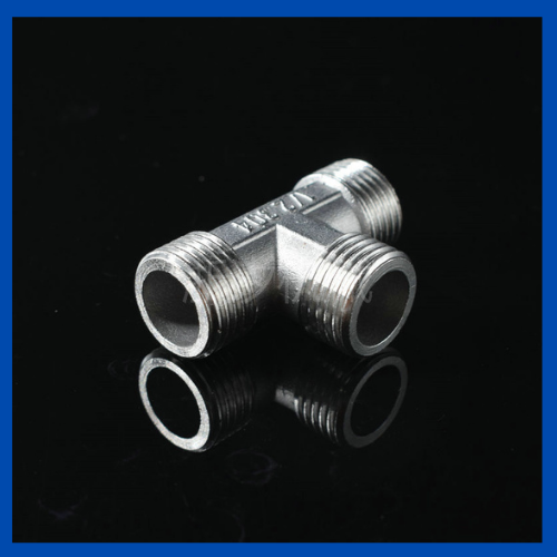 Kép inox 304, kép đúc, nối 2 đầu ren ngoài 21