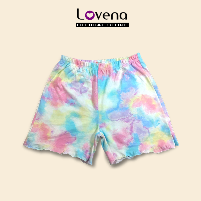 Quần Đùi Nữ Mặc Nhà Cotton Cạp Cao Lovena QN09