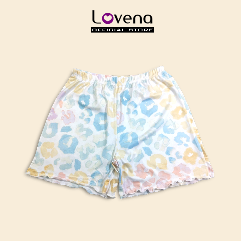 Quần Đùi Nữ Mặc Nhà Cotton Cạp Cao Lovena QN09