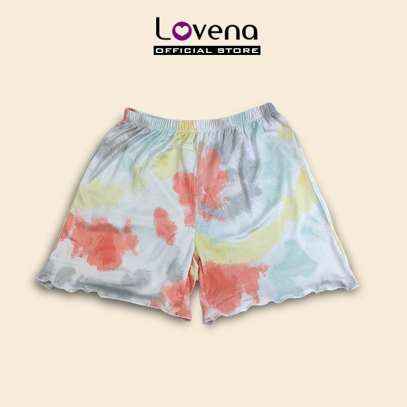 Quần Đùi Nữ Mặc Nhà Cotton Cạp Cao Lovena QN09