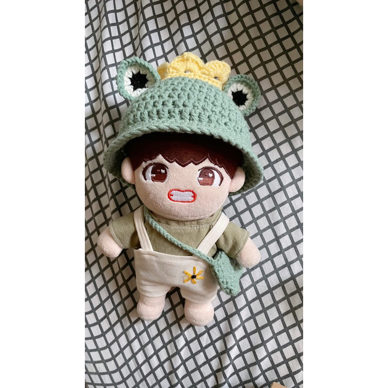 Mũ ếch vương miện cho doll 10cm 15cm 20cm