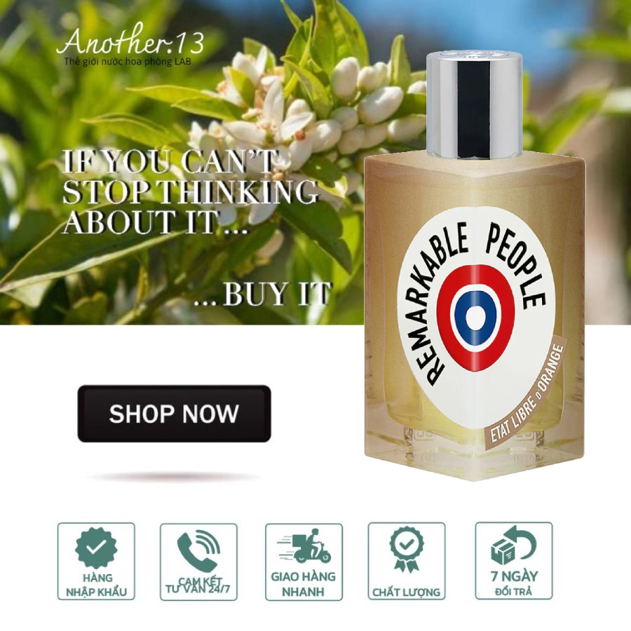 Nước hoa Unisex ETAT LIBRE D'ORANGE REMARKABLE PEOPLE / EDP