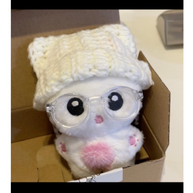 Mũ mèo len cho doll