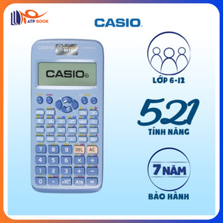 Máy tính casio fx 580vn x màu xanh - qr code - bảo hành 7 năm - atpbook store