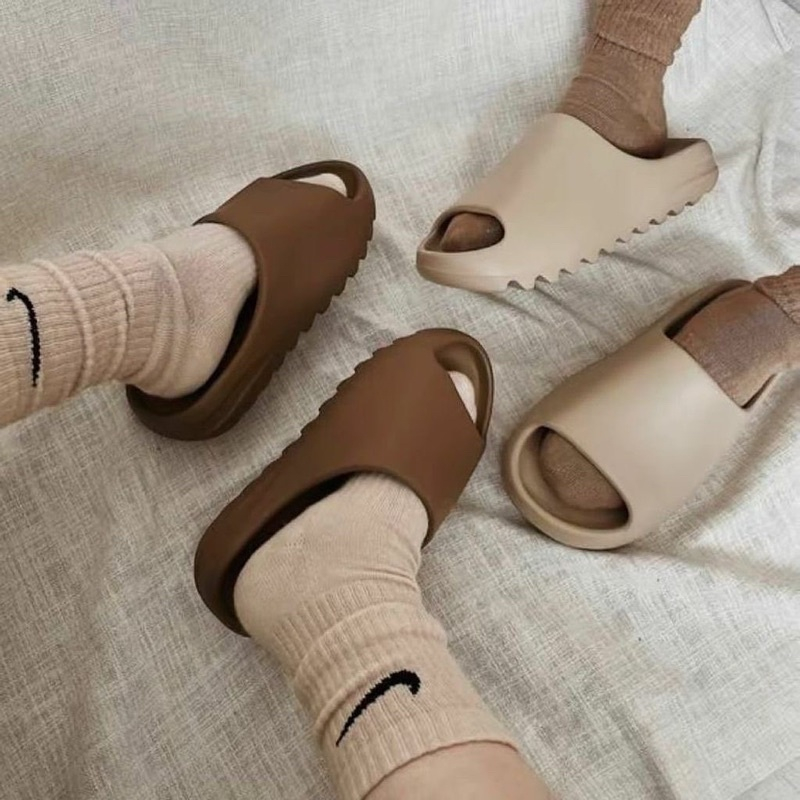 Dép bánh mỳ EZI quai ngang - Màu trơn  sang xịn - size unisex