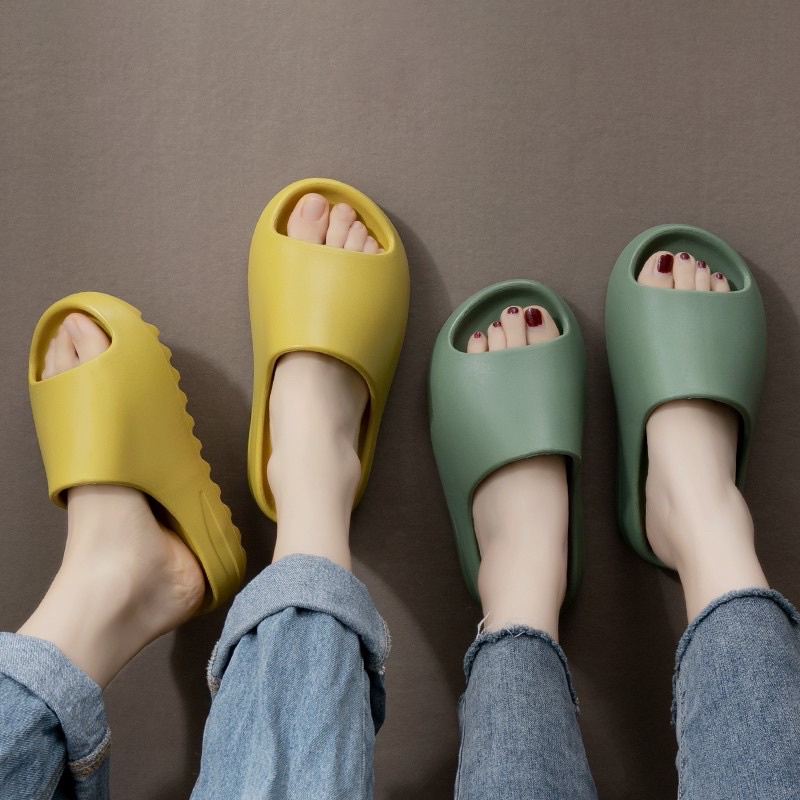 Dép bánh mỳ EZI quai ngang - Màu trơn  sang xịn - size unisex