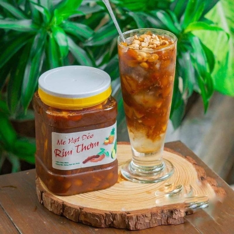 1kg Me dẻo rim thơm, đá me hạt dẻo rim thơm, me dẻo rim thơm mít tặng kèm đậu phộng rang