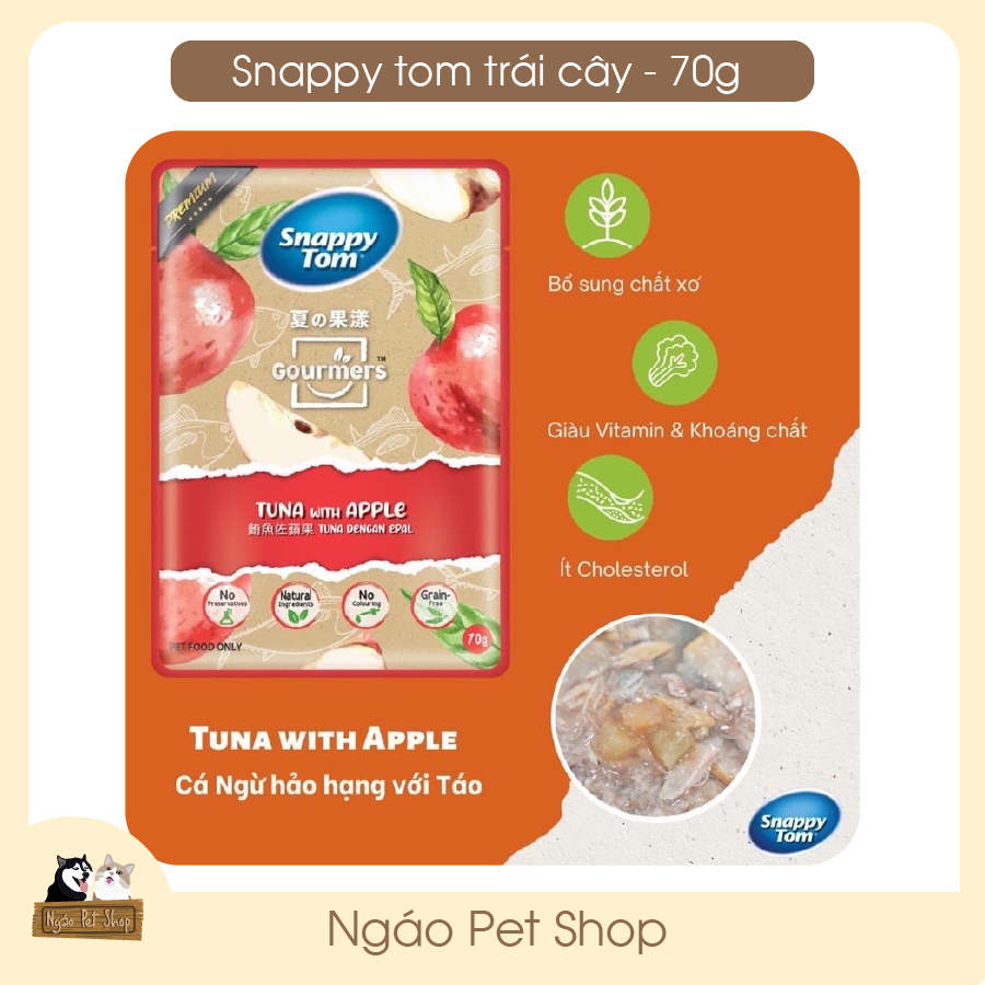 SNAPPY TOM TRÁI CÂY - PATE MÈO - SNAPPY TOM