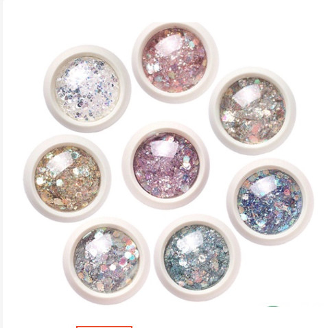 Bột Nhũ Rắc Kim Tuyến Flash Lấp Lánh Trang Trí Móng Tay lẻ Hũ - Phụ kiện Nail Xinh
