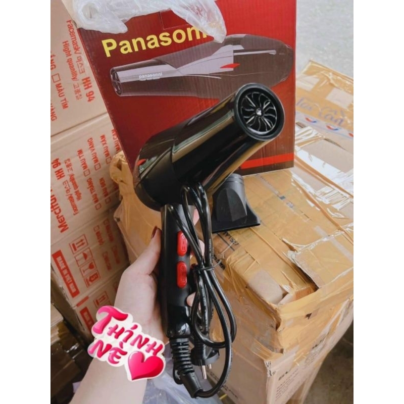 Máy sấy tóc Panasonic 3500W, Máy sấy tóc tạo kiểu cao cấp 2 chiều Công suất lớn chuẩn Salon