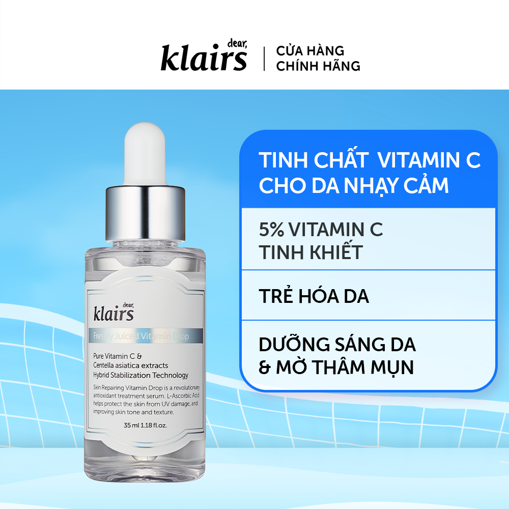 Tinh chất Dear, Klairs Freshly Juiced Vitamin Drop 35ml