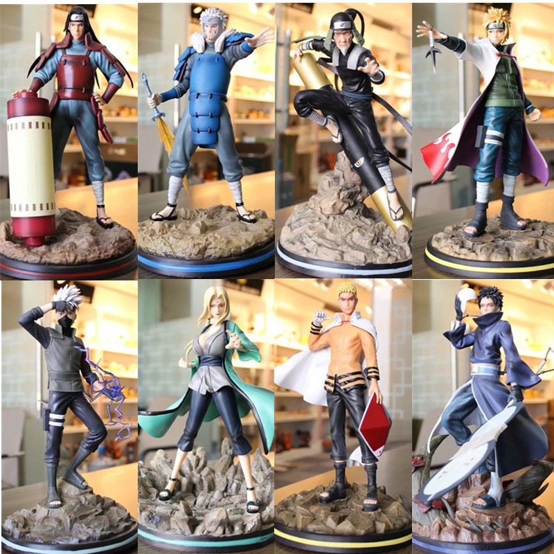 Mô hình, Figure Naruto bao gồm các đời Hokage làng Lá và thanh niên phá hoại Uchiha Obito siêu đẹp - Fullbox Toz Store