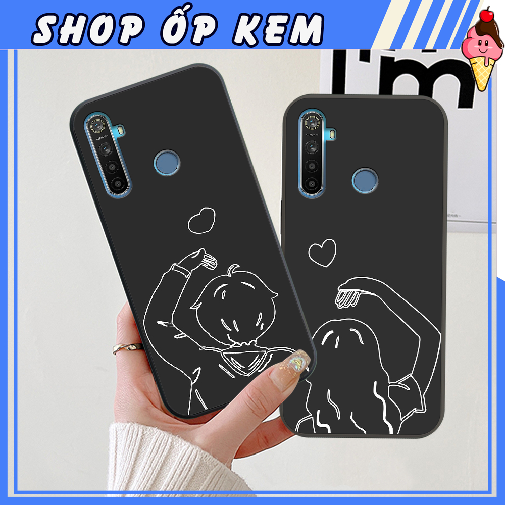 Ốp Realme 5/ 5i/ 5 Pro/ C3 In hình couple, cặp đôi cực đẹp trend giá rẻ chất lượng