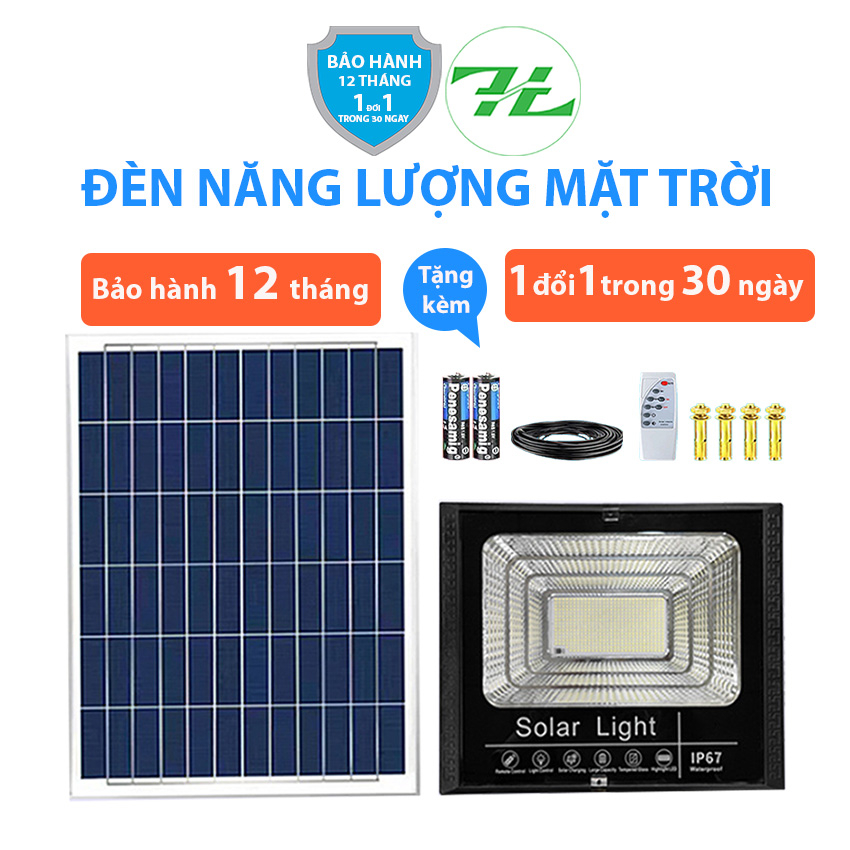 Đèn Led Năng Lượng Mặt Trời Siêu Sáng Chống Nước, Tiết Kiệm Điện Năng Sân Vườn - Highlight Store