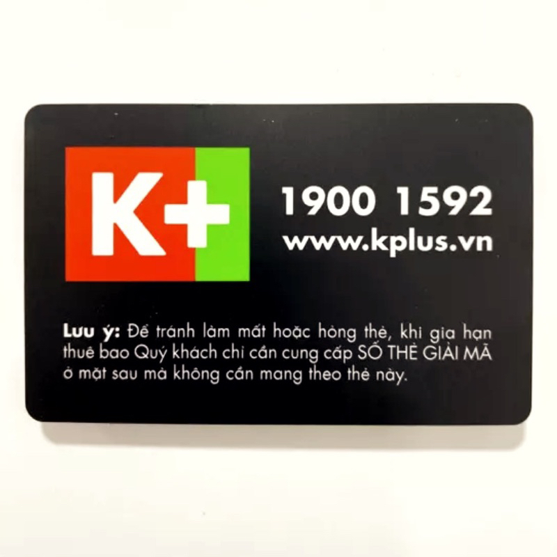 Thẻ giải mã k+, thẻ k+