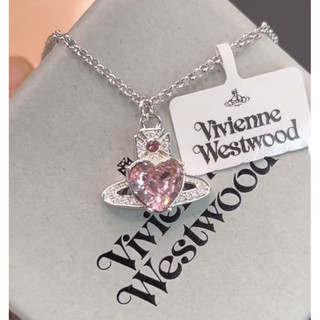 Vòng cổ viviennewestwood tim hồng - Shirtwwear jewelry