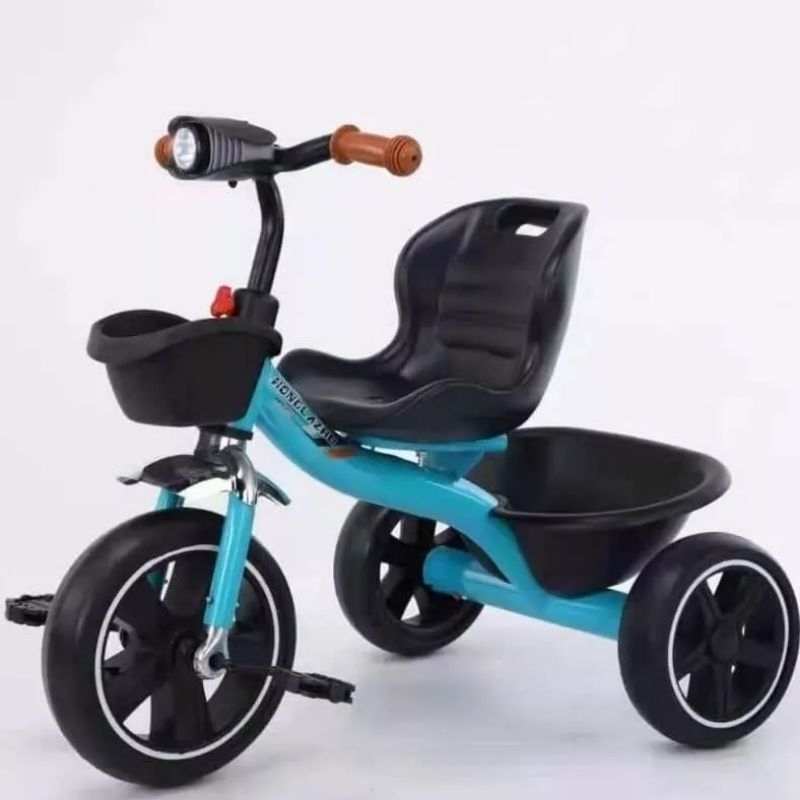 Xe đạp 3 bánh, xe đạp trẻ em có đèn nhạc, có giỏ đồ lớn cho bé SYD 618