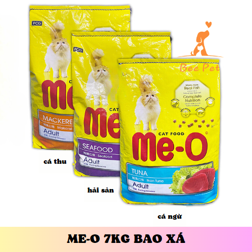 Thức ăn hạt cho mèo Me-O bao xá 7kg