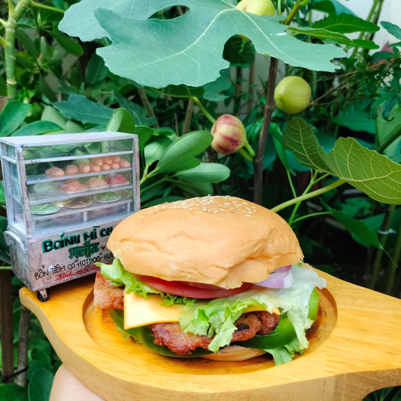 Nhân Hamburger Chay