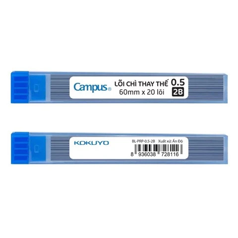 Hộp 20 Ruột chì kim Campus 0.5mm BL-PRP-0.5-2B - Dài 60mm