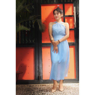 Đầm voan maxi sale lẻ size