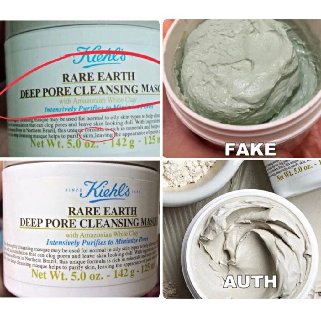 Mặt nạ đất sét Kiehl's Rare Earth Deep Pore Cleansing Masque giảm dầu giảm mụn thanh lọc da hiệu quả