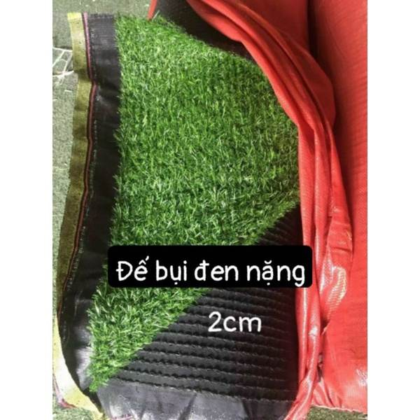 Thảm cỏ nhân tạo 2cm nặng bền sợi mưa nắng