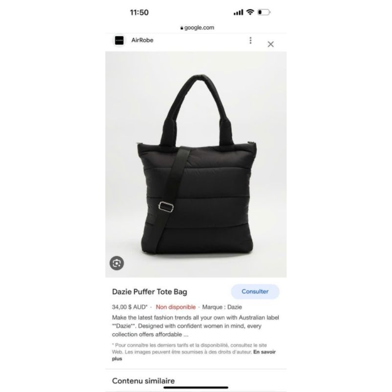 TÚI DAZIE NYLON TOTE BAG