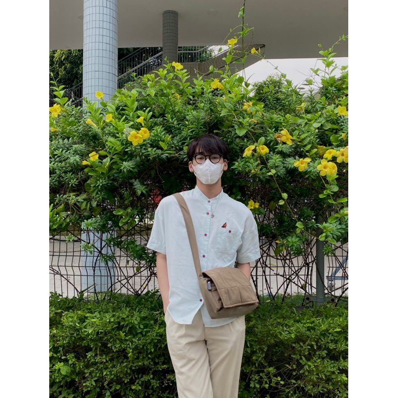 TÚI ĐEO CHÉO NAM NỮ UNISEX CHẦN BÔNG TÚI PHAO THỜI TRANG @TIEMCUAYUAN