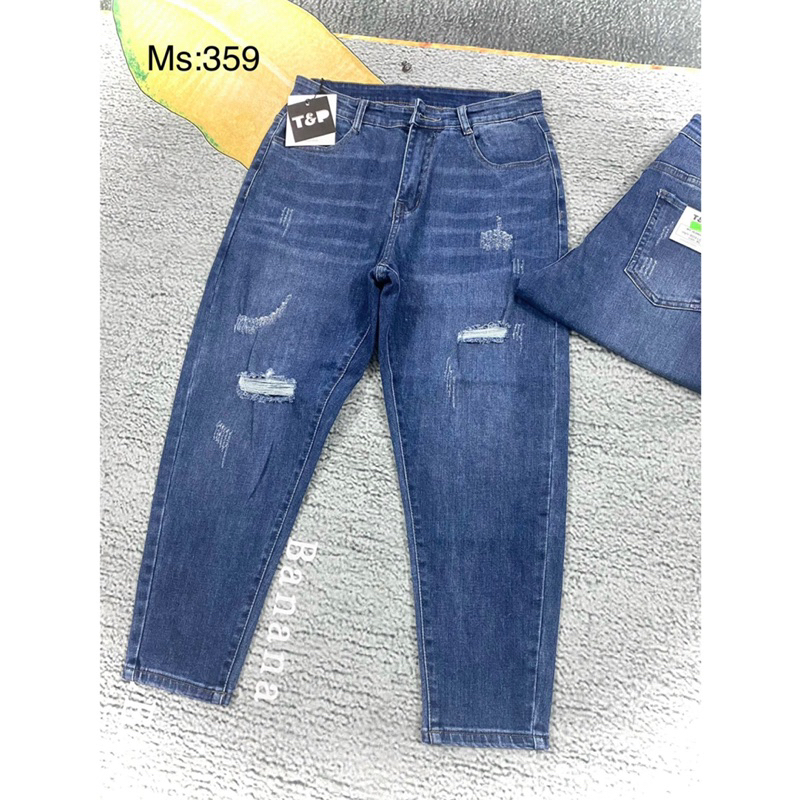 Quần jean baggy rách cao cấp xiu đẹp (bigsize) từ 62-87kg