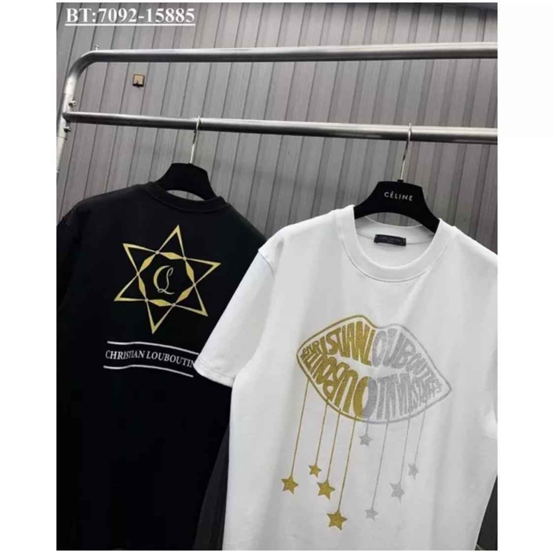 Áo Phông Nam Louboutin Hình Đôi Môi Kim Tuyến Siêu HotTrend 2023  - Áo Thun Nam Nữ Louboutin Chất Liệu Cotton | BigBuy360 - bigbuy360.vn