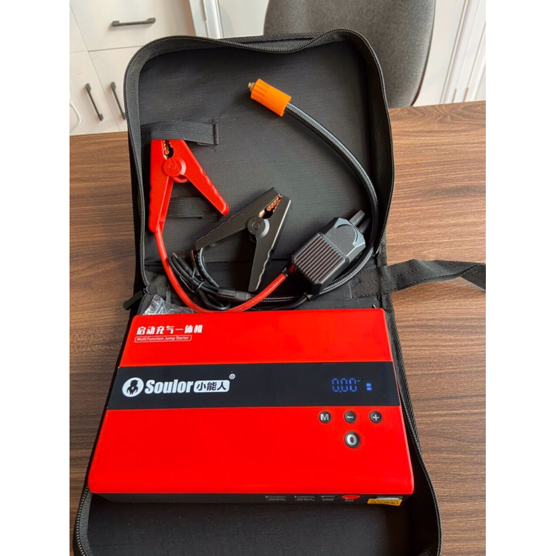 KÍCH BÌNH BƠM LỐP KẸP THÔNG MINH : 99.800mAh CHÍNH HÃNG SOULOR