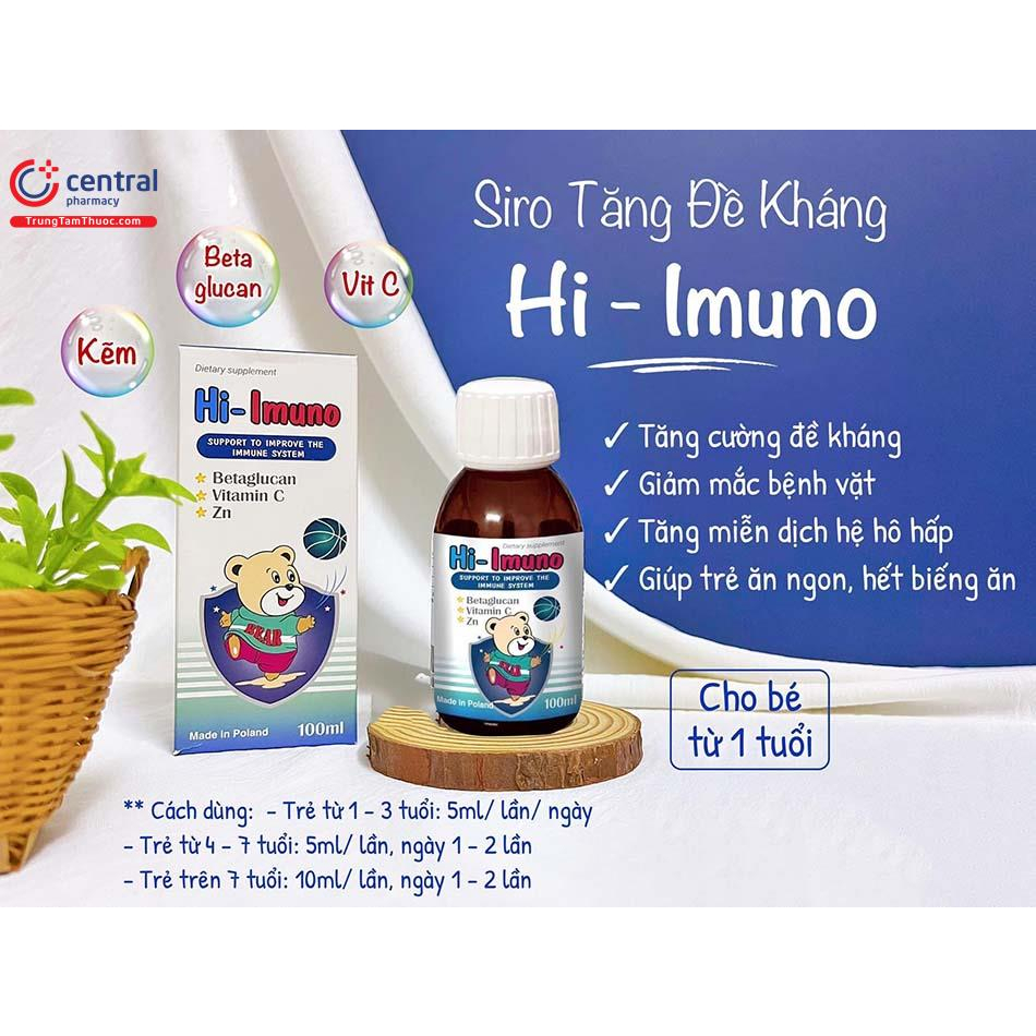 IMMUKANS KIDS Siro Ăn Ngon Và Tăng Sức Đề Kháng Cho Bé 150ml