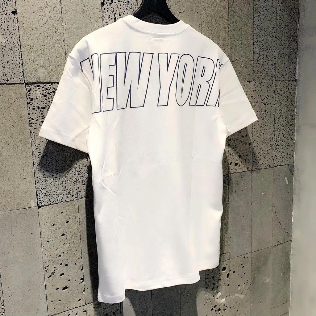Áo thun MLB Newyork form rộng phong cách unisex phông NY basic nam nữ tay lỡ chất liệu cotton oversize LOIX