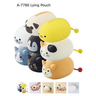 Túi đựng lihit lab smart fit punilabo lying pouch a7780 hình con thú dễ thương