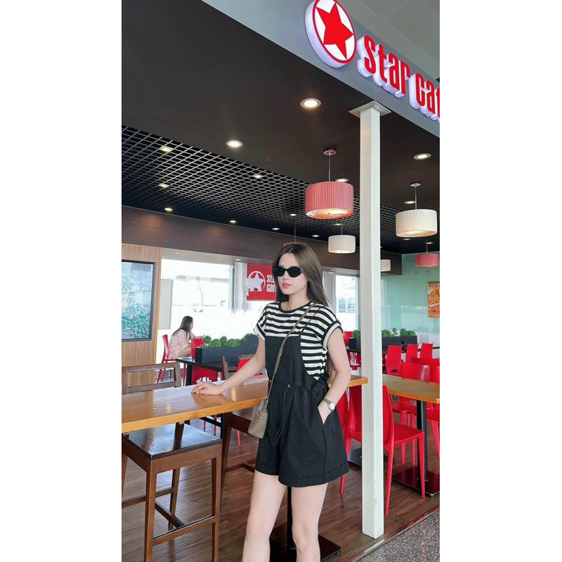 SET YẾM RÚT DÂY ÁO KẺ TAY CON