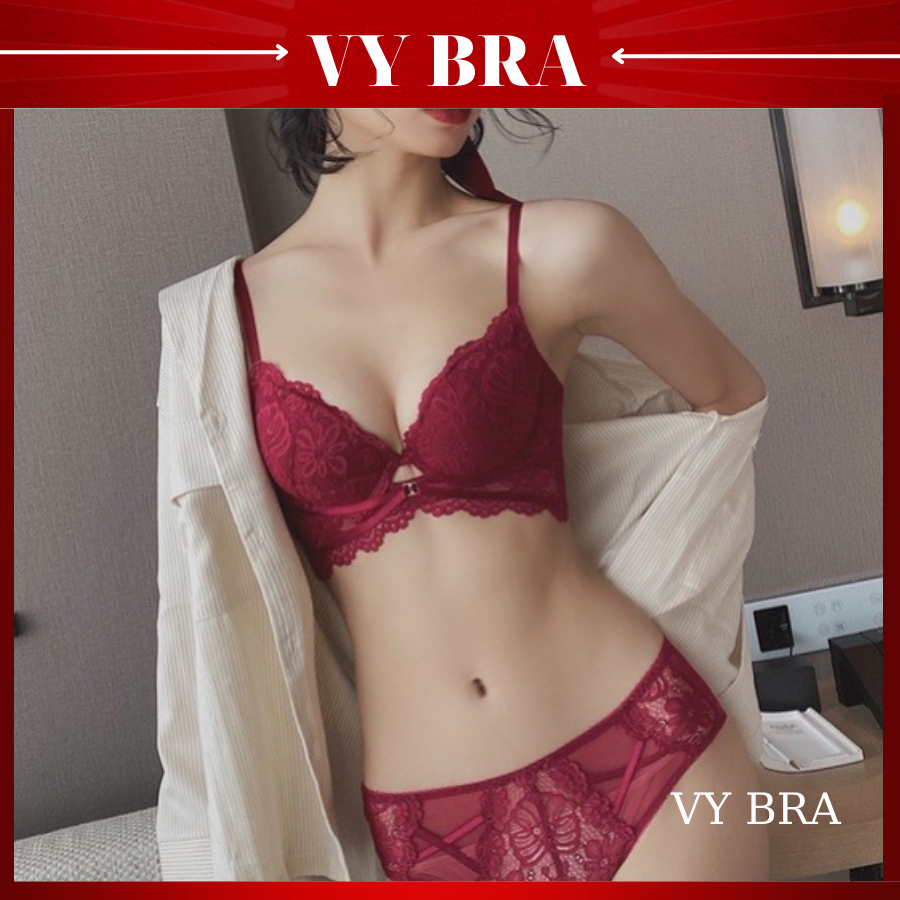 bộ đồ lót ren có gọng ,sét nội y cao cấp ren nâng ngực sexy c9247