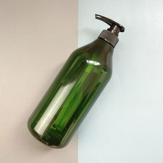Chai đựng dầu gội, sữa tắm, dung dịch lỏng, sệt 330ml màu xanh vòi nhấn.