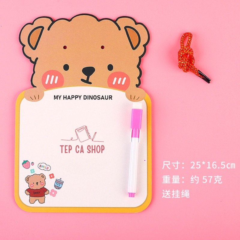 Bảng vẽ cho bé , viết xoá dễ dàng, Bảng vẽ 2 mặt, bảng note ghi chú - bảng viết thời khóa biểu học sinh kèm bút