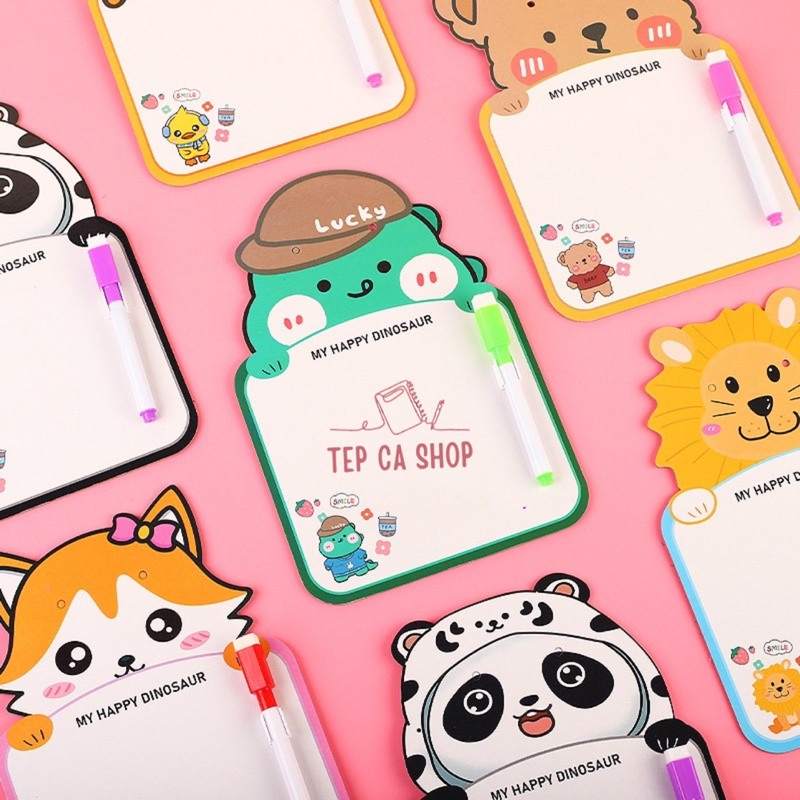 Bảng vẽ cho bé , viết xoá dễ dàng, Bảng vẽ 2 mặt, bảng note ghi chú - bảng viết thời khóa biểu học sinh kèm bút