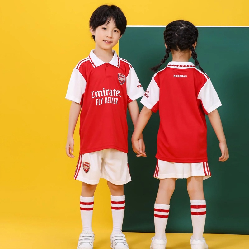 Áo Đá Bóng Trẻ Em Arsenal 2023 - 2024 - Hàng Cao Cấp ( in Theo Yêu Cầu )